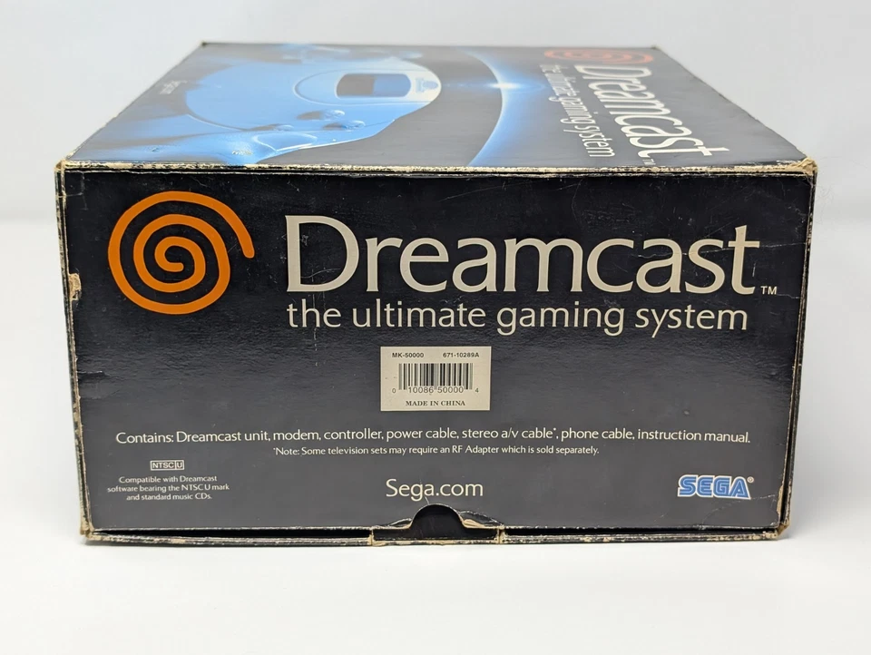 SEGA Dreamcast Console W/ OEm Controller, Cables & VMU - In Box - Image 3 of 4