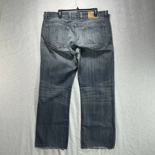 Vintage 1969 Gap Jeans Mens 38x32 Blue Loose Straight Fit 90s Y2K Medium Wash - Picture 10 of 19
