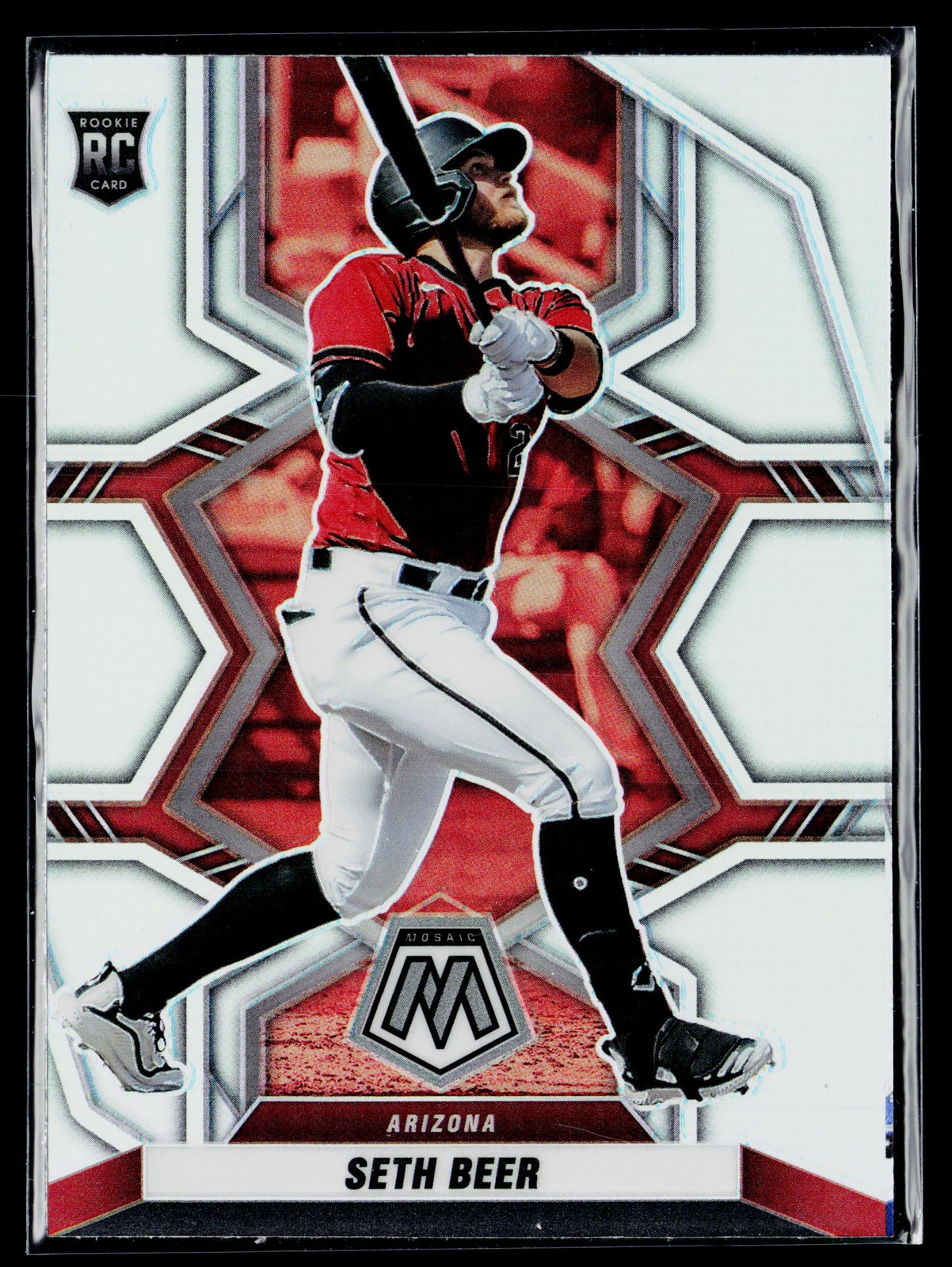 2022 Panini Mosaic #201 Seth Beer Silver Prizm