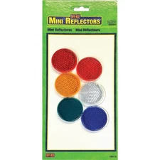 CMR-10 Hy-Ko 1-1/4 In. Dia. Round Self-Adhesive Mini Reflector (6-Pack)