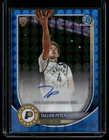 2025-26 Bowman Chrome Autographs Blue Taelon Peter RC Auto 083/150 Indiana