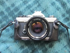 Olympus OM-1 MD 35mm Film Camera Zuiko 50MM F/1.8 Read Description