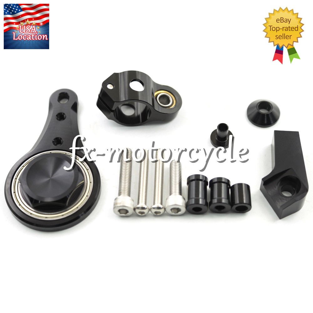 For Kawasaki Ninja ZX636 ZX6R 2005-2006 CNC Steering Damper