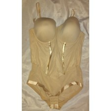 NWT Maidenform Women's Firm Tummy-Control Easy Up Convertible Bodysuit Size 40C
