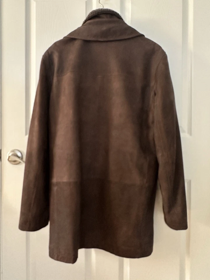 Chaqueta Bomber Marc New York Andrew Marc Para Hombre Cuero Mediana Cremallera Completa Pesada Foto 2 de 4