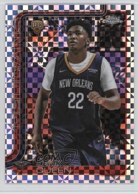 2025-26 Topps Chrome X-Fractor Derik Queen #263 Rookie RC 6m7