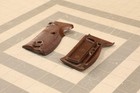 Pair of Original WW2 (WWII) Red-Brown Walther P38 Bakelite Grips — photo 4