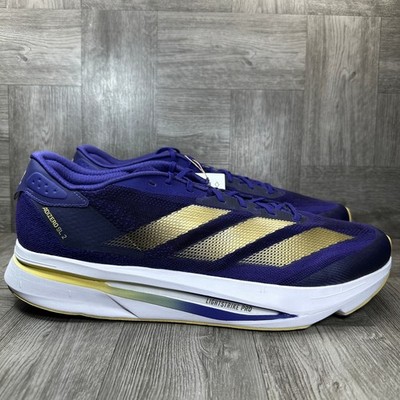 Adidas Adizero SL2 Running Shoes Mens 16 Washington Huskies Purple Gold NEW