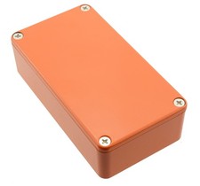 1590BOR Orange Genuine Hammond Diecast Stompbox Enclosure 112 x 60 x 31mm