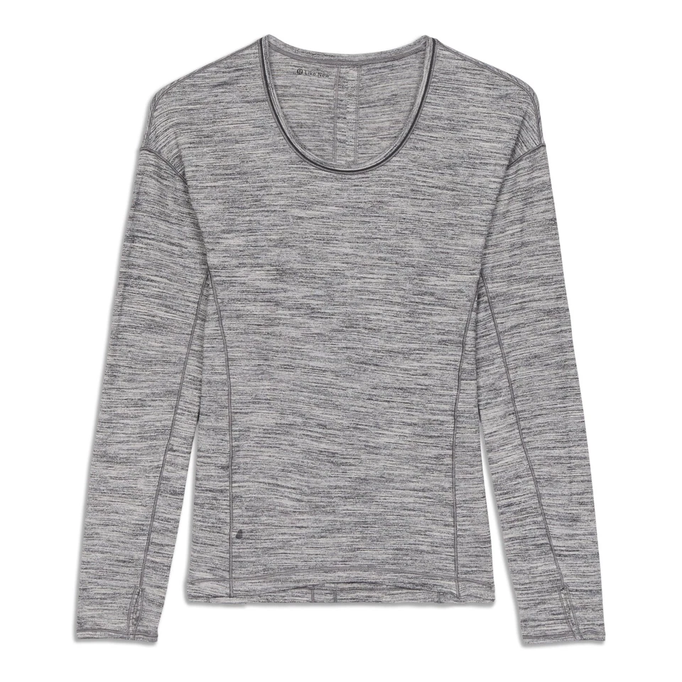 lululemon Women's Casual Long Sleeve Shirt Size 4 Grey