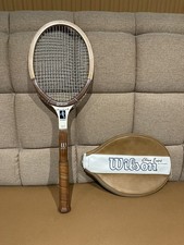 Wilson Chris Evert Autograph Vintage Wood Tennis Racket with Cover Made in USA