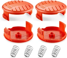 Trimmer Line Cap and Spring for BLACK+DECKER,Trimmer Replacement Spool Cap... 