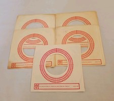 45 RPM 7" RECORD SLEEVES CO. SLEEVE 5 PACK SEE PHOTO Warner Brothers SLV388