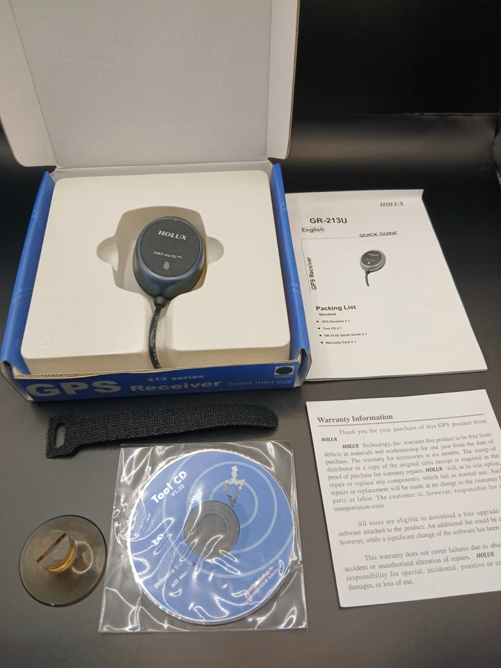 New Holux GR-213 GPS Receiver SiRF Star III Discontinued Collector’s Item - Image 2 of 4