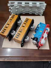 Thomas the Tank Engine, Annie, Clarabelle cars plus track. vintage 1993