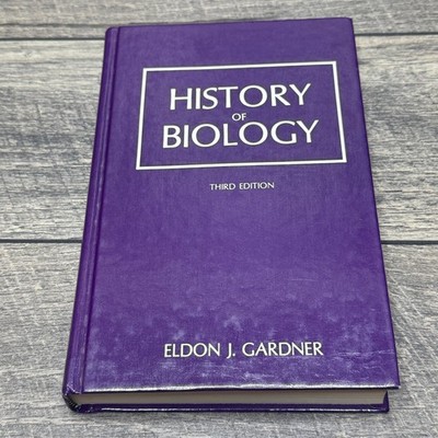History of Biology Eldon J. Gardner 1972 Third Edition Science Macmillan HC