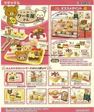 Re Ment Miniature Sanrio San X Rilakkuma Refrigerator Fridge Set Dollhouse Miniatures Fzgil Dolls Bears