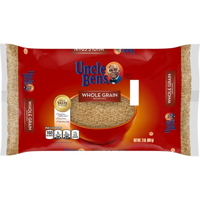 Uncle Ben's Whole Grain Brown Rice Gluten Free 4 Lbs 22 lb Bags eBay