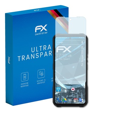atFoliX 3x Displayschutzfolie für Doogee V20 5G Schutzfolie klar Folie