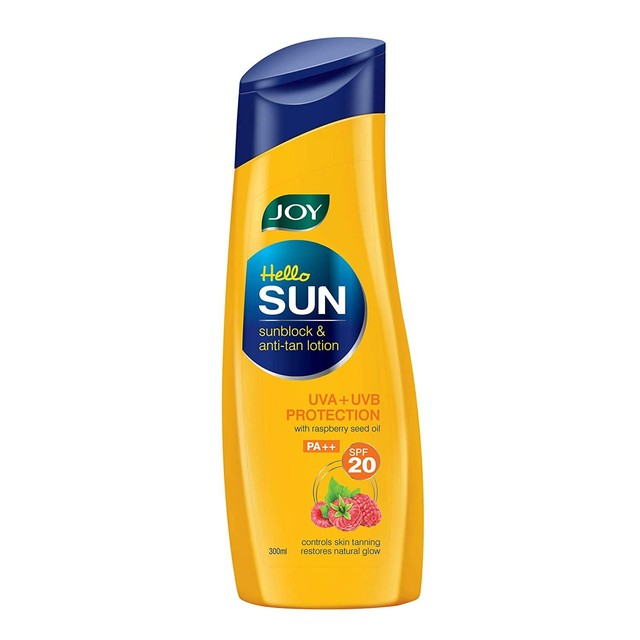Joy Hello Sun Sunblock & AntiTan Lotion Sunscreen SPF 20 PA++, 300ml eBay
