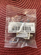 LOT OF 50 WHITE KEYSTONE CAT 6 DATA 110 STYLE CONNECTOR BRACKET