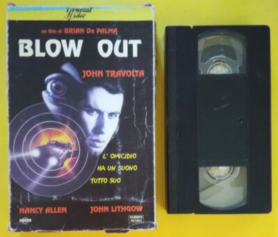 Vhs Blow Out Film Thriller Brian De Palma John Travolta Videokassette Nolo (V142)