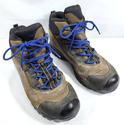 MERRELL M2 Blast Hiking Boots Mens Size 10  Brown Blue Laces Waterproof