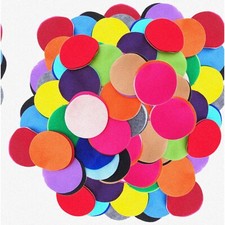 Rainbow Delight Felt Circle Collection - 150pcs of Vibrant 3/4 Inch Assorted Col