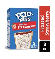 Pop-Tarts Frosted Strawberry Breakfast Toaster Pastries,13.5 oz, 8 Count