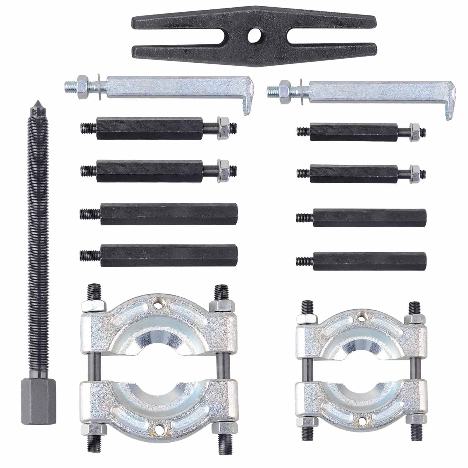 14 pcs Bearing Splitter Gear Puller Set Fly Wheel Separator Removal