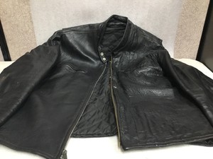 jaqueta de couro old school