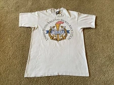 Vintage 90s Screen Stars USMSA Military Sports Assc. T Shirt Made In USA L Large