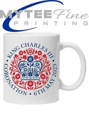 King Charles III May 2023 Logo Royal Coronation Mug Memorabilia Coffee Tea Cup