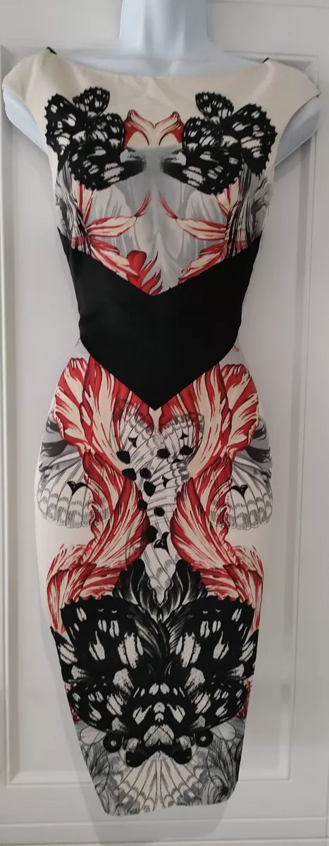 Karen millen cheap satin bodycon dress