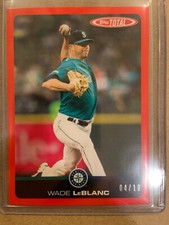 2019 Topps Total (Wave 6) WADE LEBLANC #586 Mariners SP Red 04/10