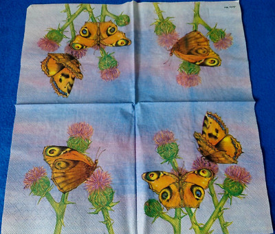 2 Servietten Schmetterling MOLCA 33x33 Set 158
