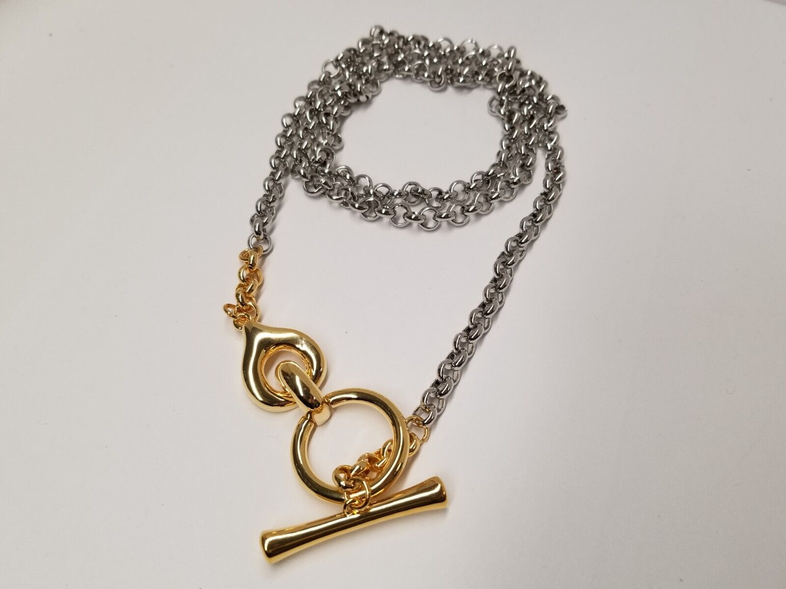 Bold Two Tone Geometric Circle Toggle Multi-Style… - image 1