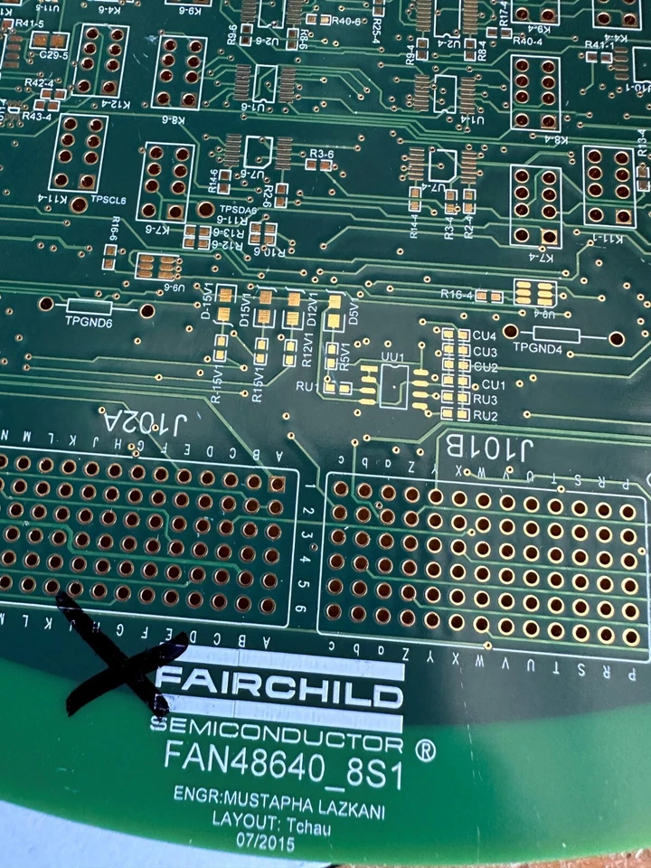 Fairchild FAN48640 Test Board Power Regulator Large Board 12 Inch Art Nice - Image 2 of 4