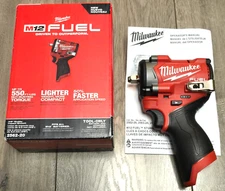 New Milwaukee M12 FUEL 3/8" dr Stubby Impact Wrench 550 ft-lb Bare Tool #2562-20