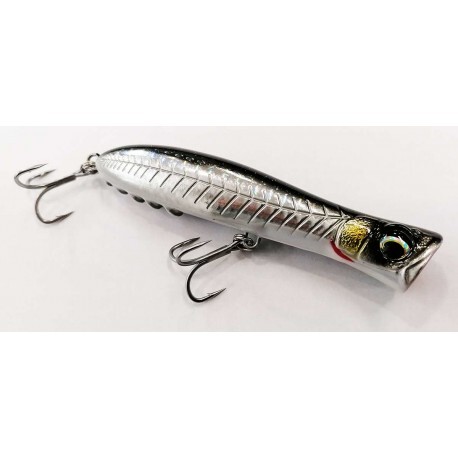 SAVAGE GEAR GRAVITY POPPER 110MM 25GR BLACK MULLET