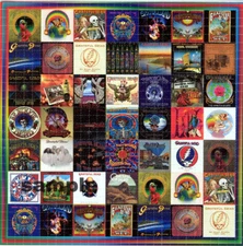 GratefuI Dead Albums BLOTTER ART perforated sheet paper psychedelic art