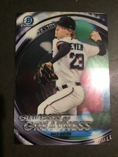 2020 Bowman Draft Max Meyer Glimpses of Greatness Insert Miami Marlins 