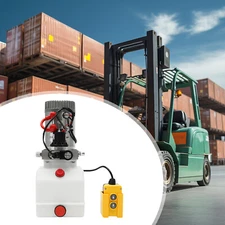 TOP Electric Hydraulic Pump Hydraulic Power Unit Single Acting Oil Pump 12V