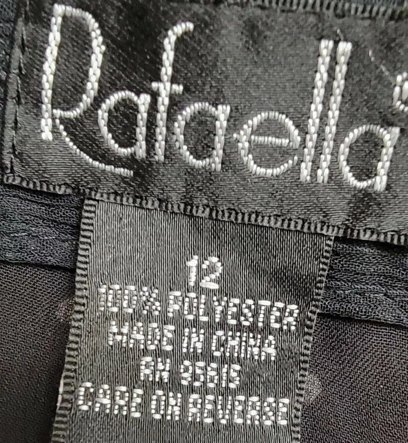 Falda Rafaella Mujer Talla 12 Negro Blanco Lunares Foto 2 de 4