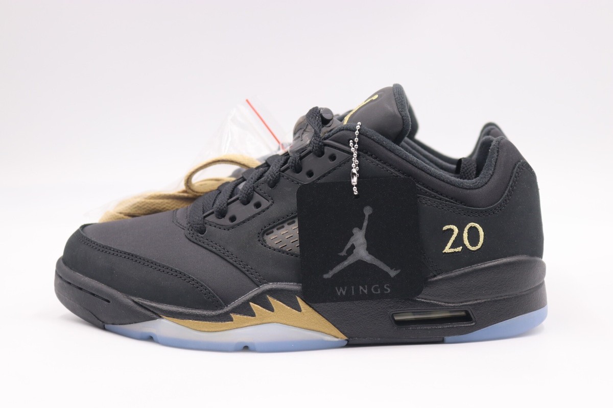 jordan 5 low black metallic
