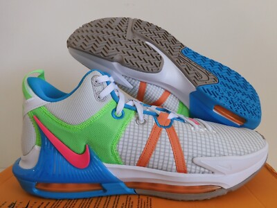 NIKE LEBRON WITNESS VII 7 GREY FOG-HYPER PINK SZ 14 [DM1123  display picture 1