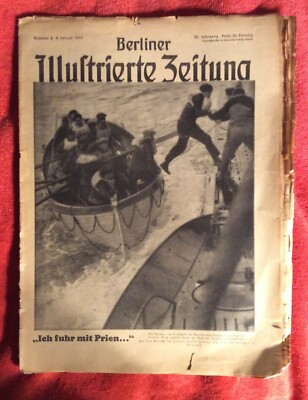 BERLINER ILLUSTRIRTE ZEITUNG VINTAGE GERMAN MAGAZINE JANUARY 29 1941