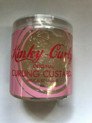 Kinky Curly Curl Custard Gel 8 Oz Ebay