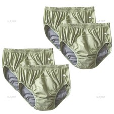 4 Pack Adult Washable Incontinence Underwear Diaper Pants Reusable Leak-proof