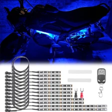 12x Motorcycle RGB LED Neon Underglow Accent Lights For Honda Grom 125 MSX125